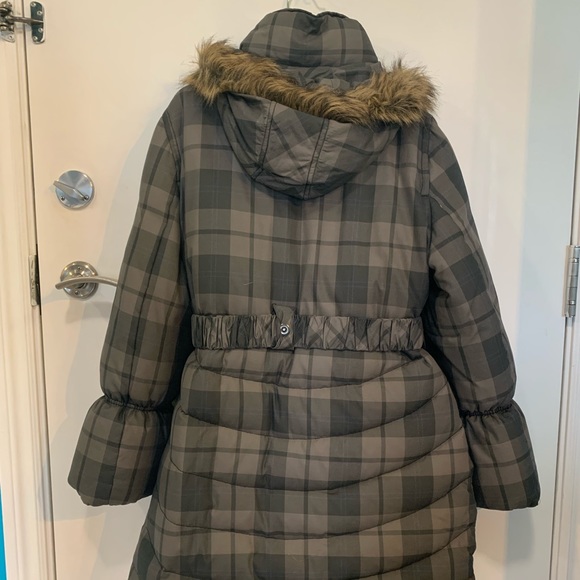 Soia & Kyo, Gray down puffer. Detachable hood, fake fur - Picture 2 of 16